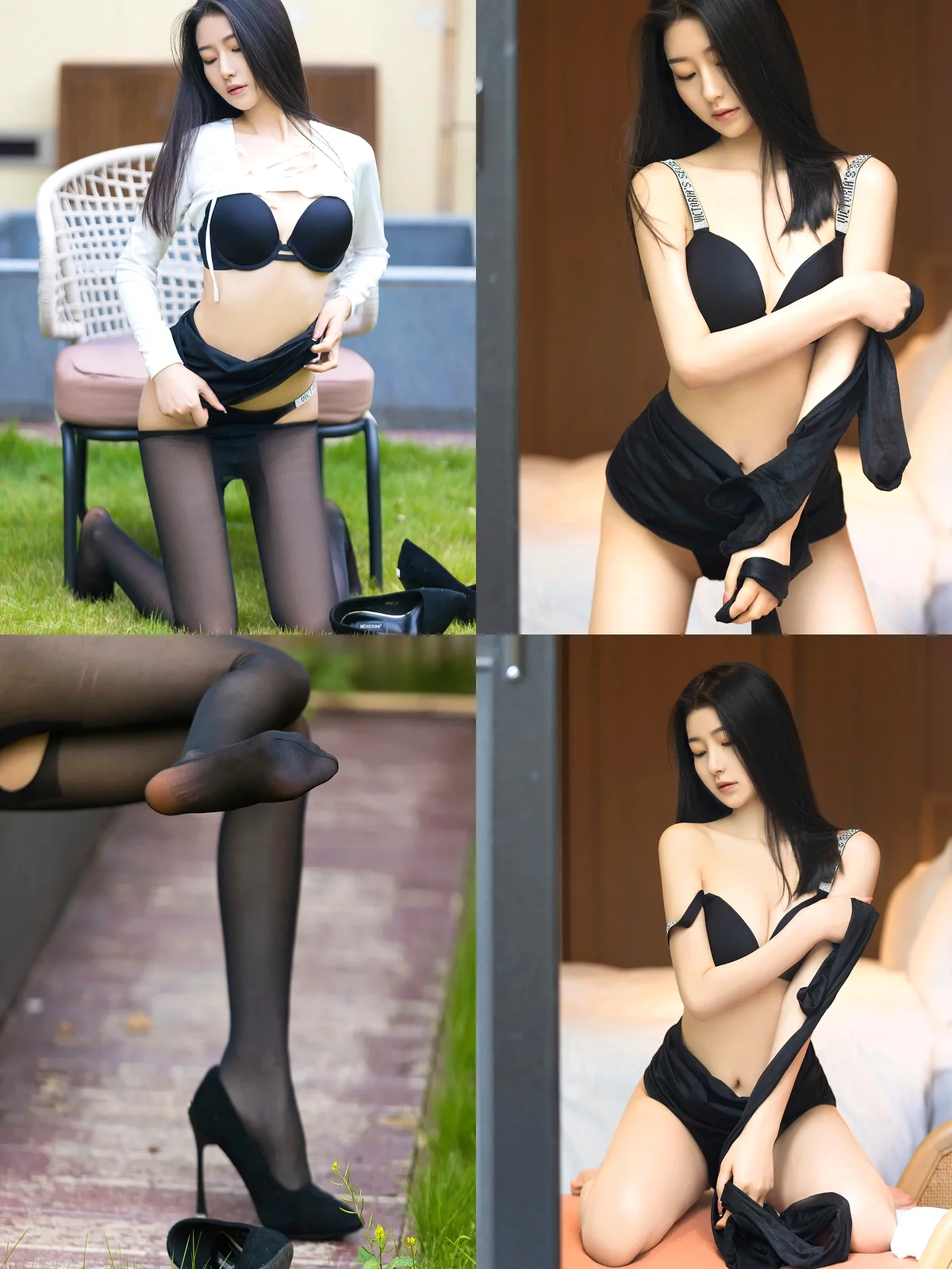 [YouMi尤蜜荟]-第724期熊小诺写真-黑丝袜写真